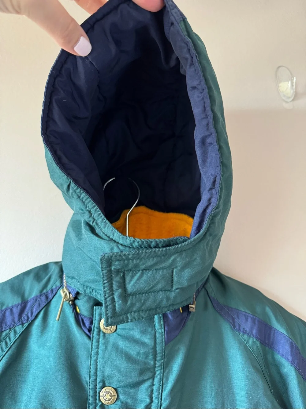 Vintage Sports Universal by Rothschild Rare Colorblock Hooded Ski Jacket Size 2T